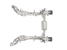 Load image into Gallery viewer, Akrapovic AKRMTP-FE488H Akrapovic 16-17 Ferrari 488 GTB/488 Spyder Slip-On Line (Titanium) w/ Carbon Tips
