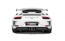 Load image into Gallery viewer, Akrapovic AKRS-PO/TI/8-TP-E Akrapovic 2018 Porsche 911 GT3 (991.2) Slip-On Race Line (Titanium) w/Header/Tail Pipes
