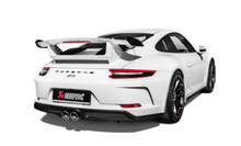 Load image into Gallery viewer, Akrapovic AKRS-PO/TI/8 Akrapovic 2018 Porsche 911 GT3 (991.2) Slip-On Race Line (Titanium) w/o Tail Pipe Set
