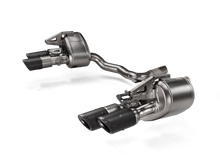 Load image into Gallery viewer, Akrapovic AKRS-PO/T/5H Akrapovic 2024+ Porsche Panamera Slip-On Line (Titanium) w/ Carbon Tips: Requires V6 or V8 fit kit

