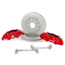 Load image into Gallery viewer, Alcon ALCBKF1559BF58 Alcon 19+ Silverado/Sierra 20+ Suburban/Tahoe/Yukon/Esc 355x33mm 6-Piston Red Caliper FRT Brake Kit
