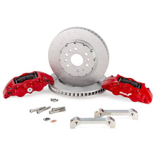 Load image into Gallery viewer, Alcon ALCBKF1559AX75 Alcon 2021+ RAM TRX 376x42mm Rotors 6-Piston Red Calipers Front Brake Upgrade Kit
