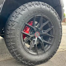 Load image into Gallery viewer, Alcon ALCBKF1559AX75 Alcon 2021+ RAM TRX 376x42mm Rotors 6-Piston Red Calipers Front Brake Upgrade Kit
