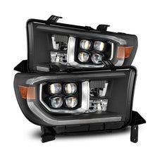Load image into Gallery viewer, AlphaRex ARX880818 AlphaRex 07-13 Toyota Tundra / 08-17 Sequoia NOVA LED Proj HL Black w/Actv Light Seq. Sig + DRL
