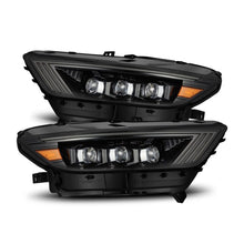 Load image into Gallery viewer, AlphaRex ARX880114 AlphaRex 15-17 Ford Mustang NOVA LED Proj HL Alpha-Black w/Activ Light/Seq. Signal + Switchback DRL
