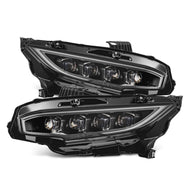 AlphaRex ARX880491 AlphaRex 16-21 Honda Civic NOVA-Series LED Proj Headlights Blk w/Activation Light & Seq.Sig / SB DRL