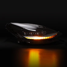 Load image into Gallery viewer, AlphaRex ARX880860 AlphaRex 17-22 Tesla Model 3/20-23 Model Y NOVA-Series LED Proj Headlights Blk w/Actv Lgt &amp; Seq.Sig
