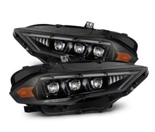Load image into Gallery viewer, AlphaRex ARX880263 AlphaRex 18-20 Ford Mustang NOVA LED Proj Headlights Alpha-Black w/Activ Light/Seq Signal/Switch DRL
