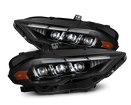 AlphaRex 18-20 Ford Mustang NOVA LED Proj Headlights Black w/Activ Light/Seq Signal/Switch DRL | 880264