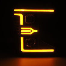 Load image into Gallery viewer, AlphaRex ARX880341 AlphaRex 20-22 Ford F-250/350/450/550 SD LUXX-Series LED Proj Headlights Bk w/Acv Light SS &amp; SBDRL
