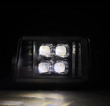 Load image into Gallery viewer, AlphaRex ARX880299 AlphaRex 92-96 Ford F-Series/Bronco NOVA-Series LED Proj Headlight Bk w/Actv Light SeqSig &amp; SBDRL

