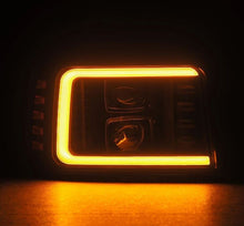 Load image into Gallery viewer, AlphaRex ARX880266 AlphaRex 92-96 Ford F-Series/Bronco PRO-Series Proj Headlight Blk w/Seq. Sig &amp; DRL
