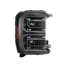 Load image into Gallery viewer, AlphaRex Headlights AlphaRex 23-26 Ford F-250 SD LUXX LED Proj Headlights Alpha Blk w/Activ Light/Seq Signal/Switchback
