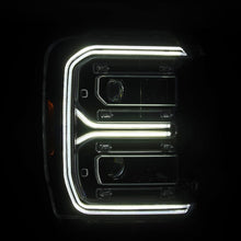 Load image into Gallery viewer, AlphaRex Headlights AlphaRex 23-26 Ford F-250 SD LUXX LED Proj Headlights Alpha Blk w/Activ Light/Seq Signal/Switchback
