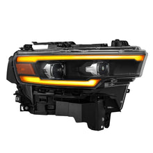Load image into Gallery viewer, AlphaRex Headlights AlphaRex 25-26 Dodge Ram 1500 Luxx LED Proj Headlights -Black w/Activ Lit/ Seq Signal/Switchbk DRL
