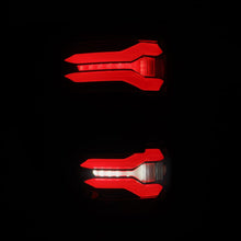 Load image into Gallery viewer, AlphaRex Tail Lights AlphaRex 24-25 Ford F-150 LUXX LED Taillights Blk-Red Activ Light/Seq Signal - Smoked Lens
