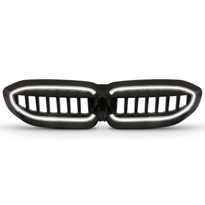 ANZO ANZ901027 Anzo 19-22 BMW 3 Series Black Housing Full LED Front Grille w/ Initiation & Running Light
