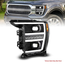 Load image into Gallery viewer, ANZO ANZ111594-L Anzo 21-23 Ford F150 LED Projector Headlight w/Switchback+Sequential - Black (Driver Side Only)
