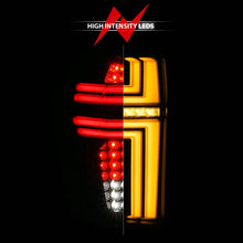 Load image into Gallery viewer, ANZO Tail Lights ANZO 21-24 Chevy Suburban/Tahoe Full LED Tail Lights SeqSig Black - Pair
