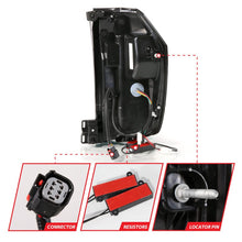 Load image into Gallery viewer, ANZO Tail Lights ANZO 21-24 Chevy Suburban/Tahoe Full LED Tail Lights SeqSig Black - Pair
