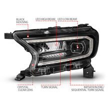 Load image into Gallery viewer, ANZO USA Headlight Assembly ANZO USA LED Projector Headlight 111613
