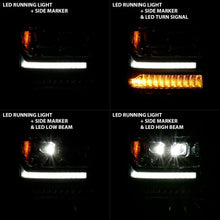 Load image into Gallery viewer, ANZO USA ZUKT_111421 ANZO USA LED Projector Headlights w/ Plank Style Chrome w/ Amber 111421

