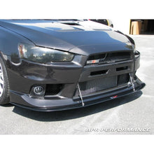 Load image into Gallery viewer, APR Performance CW-411096 APR Mitsubishi Evolution X with OEM lip Front Wind Splitter - 2008-2016
