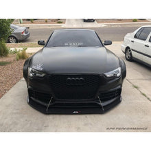 Load image into Gallery viewer, APR Performance Front Lip Spoiler APR Audi S5 / RS5 Stock Bumper Front Wind Splitter - 2013-2016
