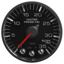 Load image into Gallery viewer, AutoMeter Gauges Autometer Spek-Pro 52.4mm 0-35 PSI Digital Stepper Motor Water Pressure Gauge
