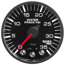 Load image into Gallery viewer, AutoMeter Gauges Autometer Spek-Pro 52.4mm 0-35 PSI Digital Stepper Motor Water Pressure Gauge
