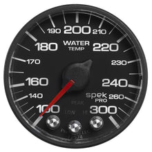 Load image into Gallery viewer, AutoMeter Gauges Autometer Spek-Pro 52.4mm 100-300 Deg F Digital Stepper Motor Water Temp Gauge
