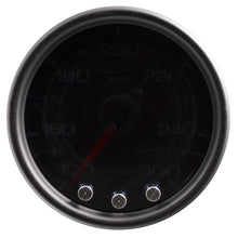 Load image into Gallery viewer, AutoMeter Gauges Autometer Spek-Pro Gauge Water Temp 2 1/16in 300f Stepper Motor W/Peak &amp; Warn Blk/Smoke/Blk
