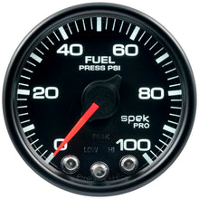 Load image into Gallery viewer, AutoMeter Gauges Autometer Spek-Pro - Nascar 2-1/16in Fuel Press 0-100 psi Bcb Ecu
