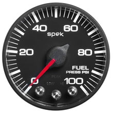 Load image into Gallery viewer, AutoMeter Gauges Autometer Spek-Pro - Nascar 2-1/16in Fuel Press 0- 100 psi Bfb Ecu
