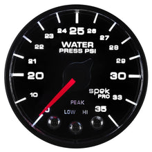 Load image into Gallery viewer, AutoMeter Gauges Autometer Spek-Pro - Nascar 2-1/16in Water Press 0- 35 psi Bfb Sp
