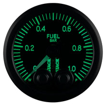 Load image into Gallery viewer, AutoMeter Gauges Autometer Stack 52mm 0-1 Bar M10 Male Pro-Control Fuel Pressure Gauge - Black

