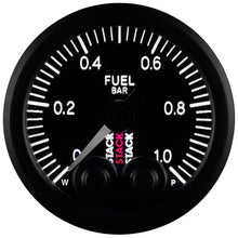 Load image into Gallery viewer, AutoMeter Gauges Autometer Stack 52mm 0-1 Bar M10 Male Pro-Control Fuel Pressure Gauge - Black
