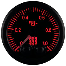 Load image into Gallery viewer, AutoMeter Gauges Autometer Stack 52mm 0-1 Bar M10 Male Pro-Control Fuel Pressure Gauge - Black
