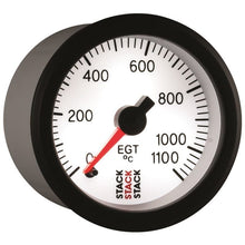 Load image into Gallery viewer, AutoMeter Gauges Autometer Stack 52mm 0-1100 Deg C Pro Stepper Motor Exhaust Gas Temp Gauge - White
