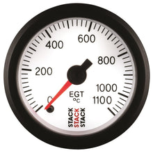 Load image into Gallery viewer, AutoMeter Gauges Autometer Stack 52mm 0-1100 Deg C Pro Stepper Motor Exhaust Gas Temp Gauge - White
