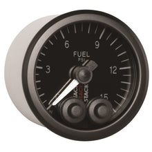 Load image into Gallery viewer, AutoMeter Gauges Autometer Stack 52mm 0-15 PSI 1/8in NPTF Male Pro-Control Fuel Pressure Gauge - Black
