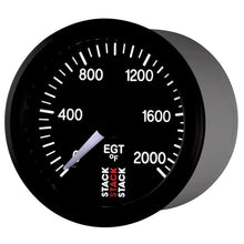 Load image into Gallery viewer, AutoMeter Gauges Autometer Stack 52mm 0-2000 Deg F Pro Stepper Motor Exhaust Gas Temp Gauge - Black
