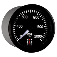 Load image into Gallery viewer, AutoMeter Gauges Autometer Stack 52mm 0-2000 Deg F Pro Stepper Motor Exhaust Gas Temp Gauge - Black
