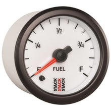 Load image into Gallery viewer, AutoMeter Gauges Autometer Stack 52mm 0-280 Ohm Programmable Pro Stepper Motor Fuel Level Gauge - White
