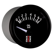 Load image into Gallery viewer, AutoMeter Gauges Autometer Stack 52mm 0-7 Bar M10 (M) Electric Oil Pressure Gauge - Black
