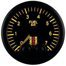 Load image into Gallery viewer, AutoMeter Gauges Autometer Stack 52mm 0-7 Bar M10 Male Pro-Control Fuel Pressure Gauge - Black
