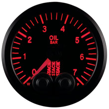 Load image into Gallery viewer, AutoMeter Gauges Autometer Stack 52mm 0-7 Bar M10 Male Pro-Control Oil Pressure Gauge - Black
