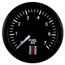 Load image into Gallery viewer, AutoMeter Gauges Autometer Stack 52mm 0-7 Bar M10 Male Pro Stepper Motor Fuel Pressure Gauge - Black
