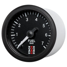 Load image into Gallery viewer, AutoMeter Gauges Autometer Stack 52mm 0-7 Bar M10 Male Pro Stepper Motor Fuel Pressure Gauge - Black
