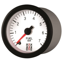 Load image into Gallery viewer, AutoMeter Gauges Autometer Stack 52mm 0-7 Bar M10 Male Pro Stepper Motor Fuel Pressure Gauge - White
